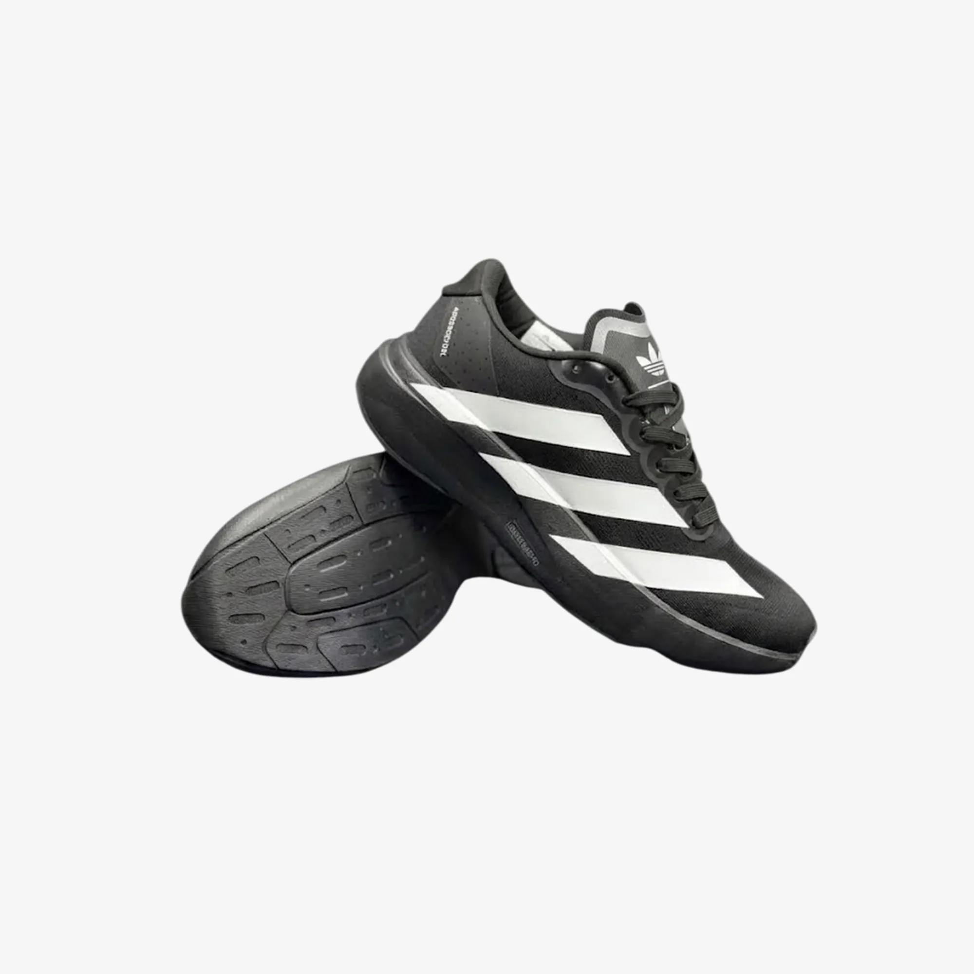 Adidas Adizero Running Shoes - black white - Main View