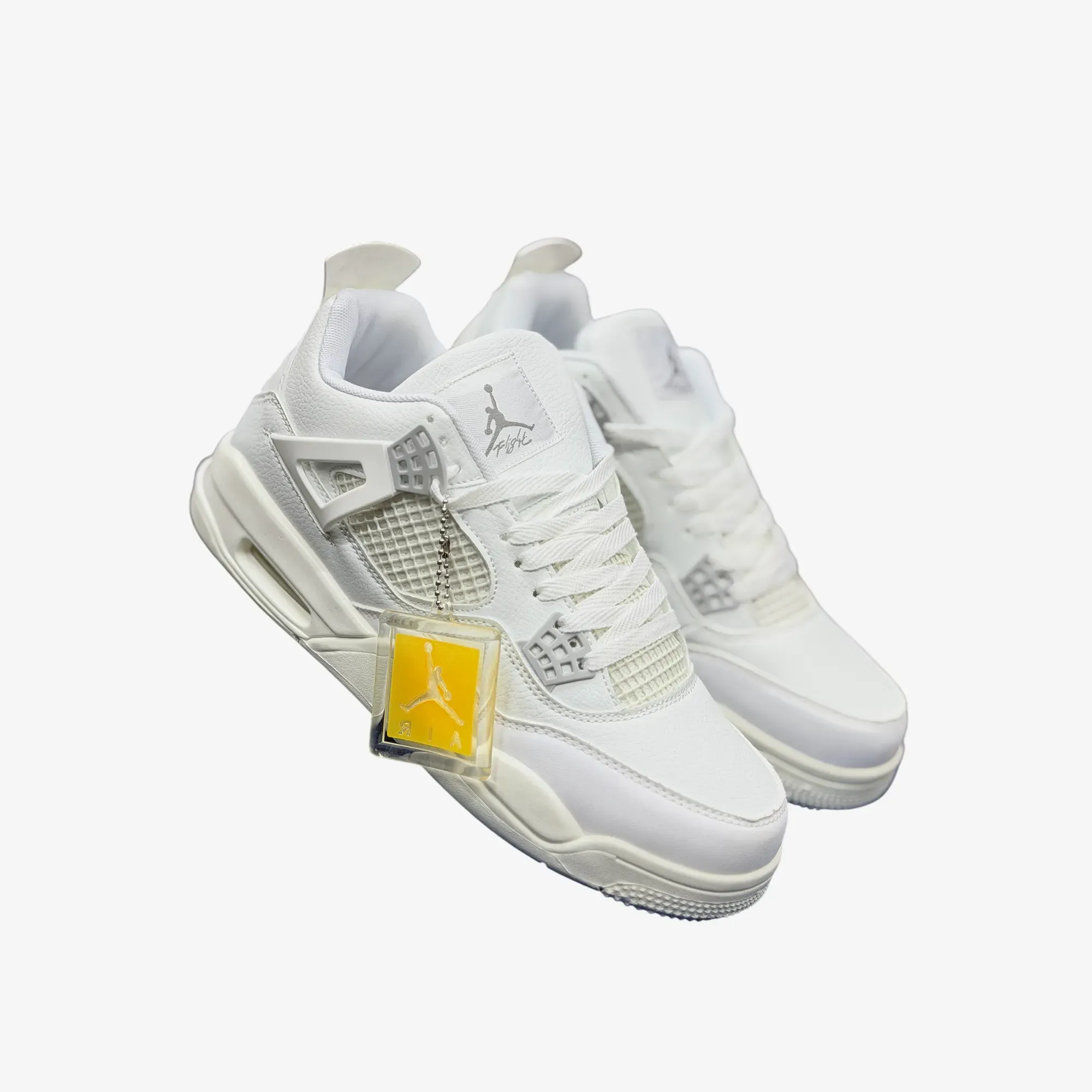 Air Jordan 4 - all white - Alternate View