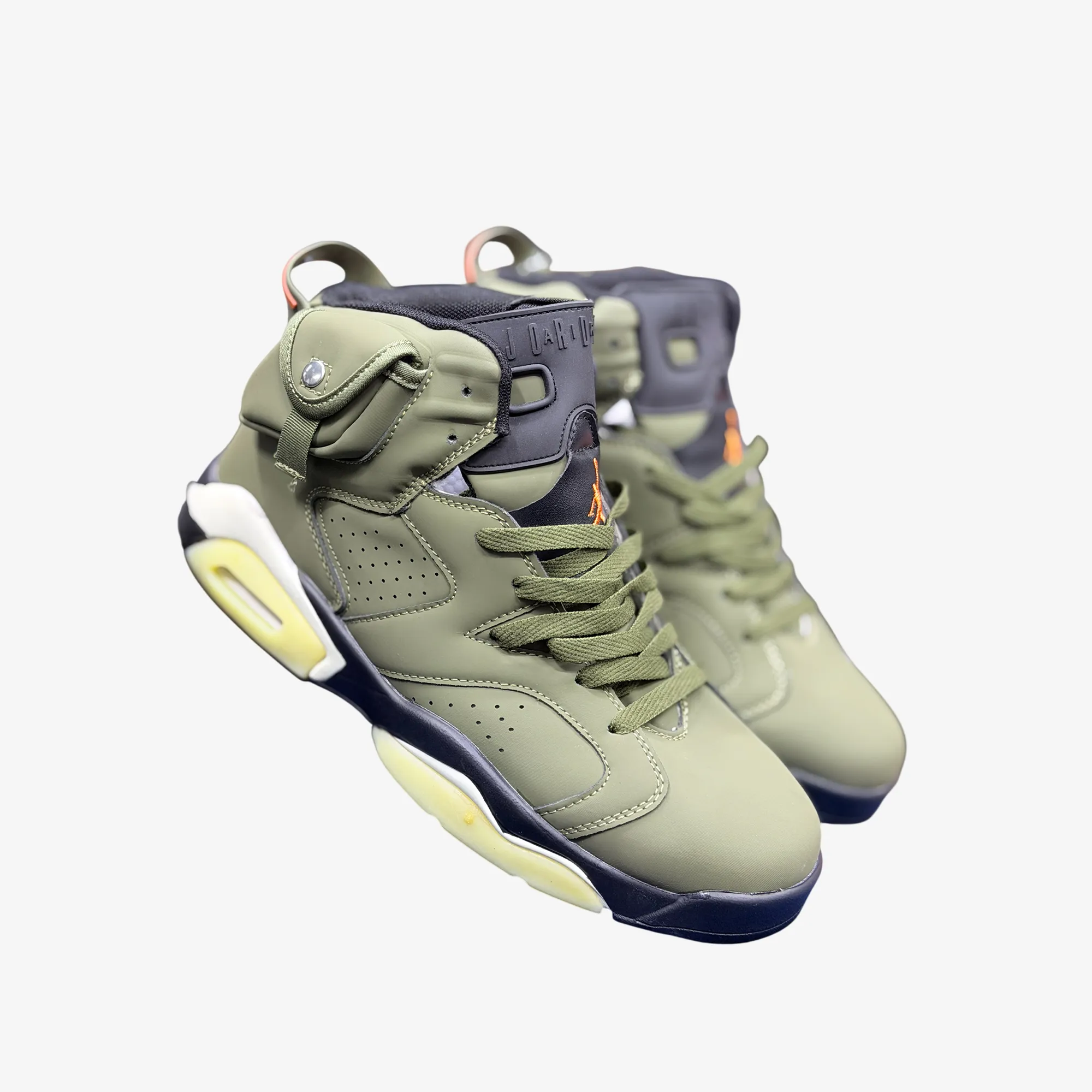 Air Jordan 6 - medium olive - Alternate View