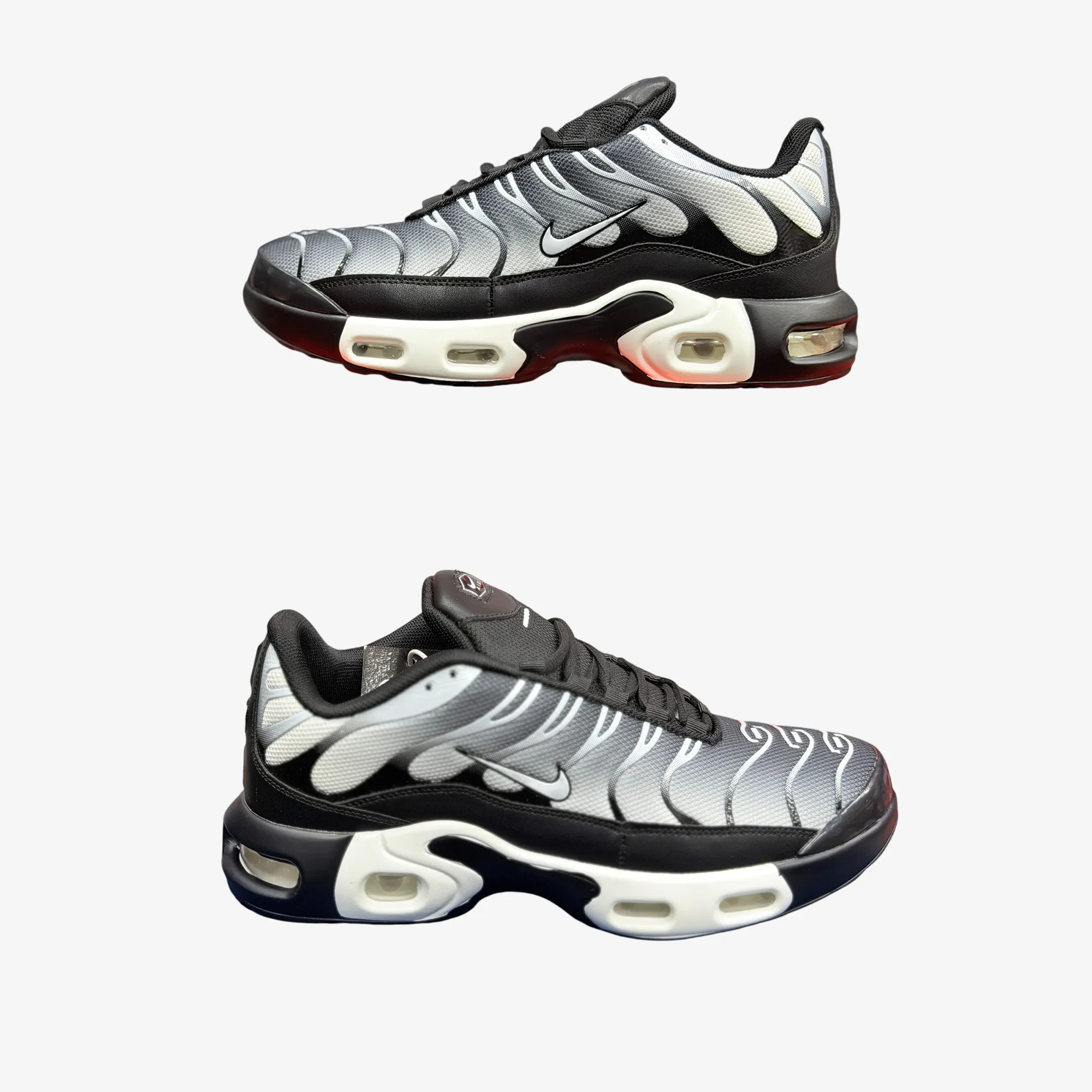 Nike Air Max Plus - black and metallic silver - Alternate View